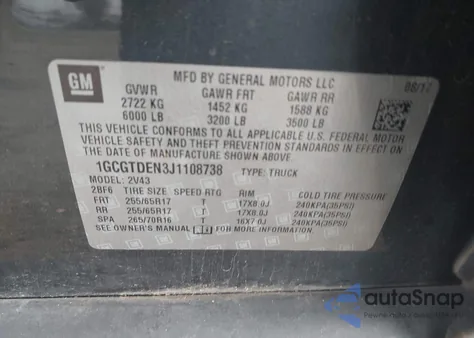 2018 Chevrolet Colorado Z71 from USA, damaged, VIN 1GCGTDEN3J1108738